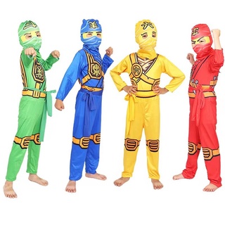 『臺灣現貨』【樂高 旋風幻影忍者裝 】萬聖節服飾.LEGO .樂高忍者裝 兒童忍者 忍者裝扮