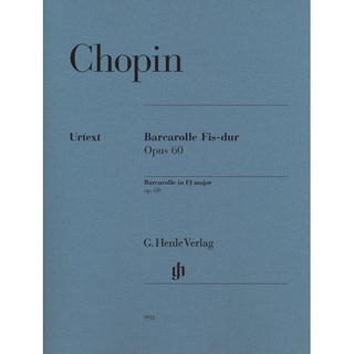 【599免運費】亨樂鋼琴獨奏-HN993 Chopin：Barcarolle F sharp major op. 60