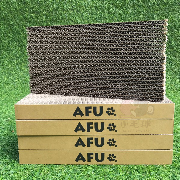 【小毛球】AFU 貓抓板 貓咪抓板 貓咪玩具 貓玩具 貓咪遊戲盒 貓遊戲盒 瓦楞紙抓板 貓抓窩 貓咪抓窩 磨甲抓板