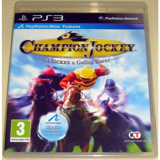 PS3 冠軍騎師 CHAMPION JOCKEY 英文版 支援MOVE