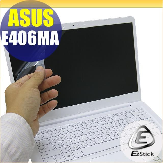 【Ezstick】ASUS E406 E406MA 靜電式筆電LCD液晶螢幕貼 (可選鏡面或霧面)