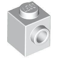 LEGO 樂高 白色 1x1 磚塊側帶一豆 轉向 Stud on 1 Side 87087 4558952