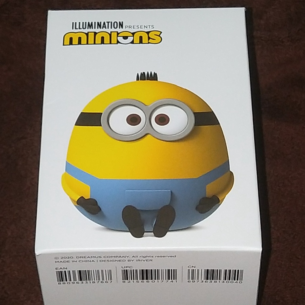 IRIVER「小小兵藍芽/藍牙喇叭 MINIONS BT SPEAKER」(全新未使用，僅拆封檢查)