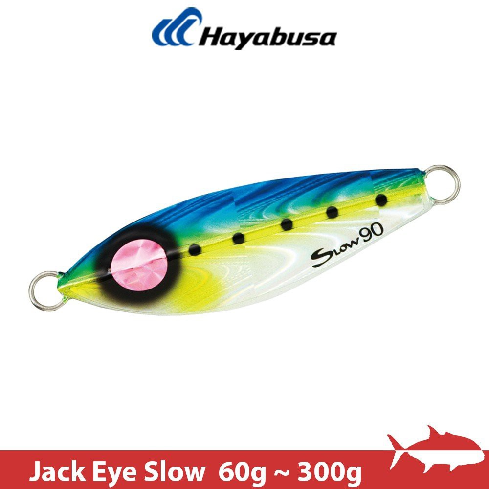 【搏漁所釣具】Hayabusa FS424 Jack Eye Slow 慢速鐵板 90g 80mm 岸拋 船釣 自然落下