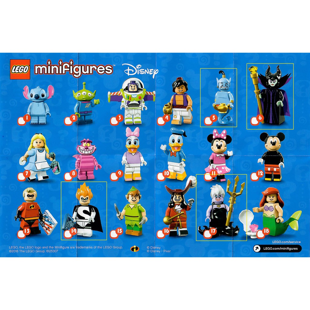 Lego 樂高  71012 人偶包 抽抽樂 Minifigures 迪士尼Disney