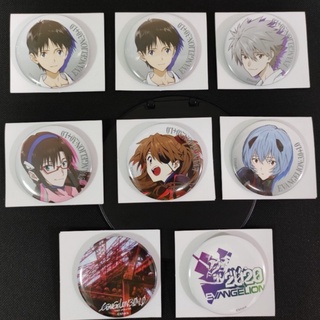 日版 EVA 新世紀福音戰士 EVANGELION STORE 徽章 胸章 別針 明日香 綾波零 碇真嗣 渚薰 真希波