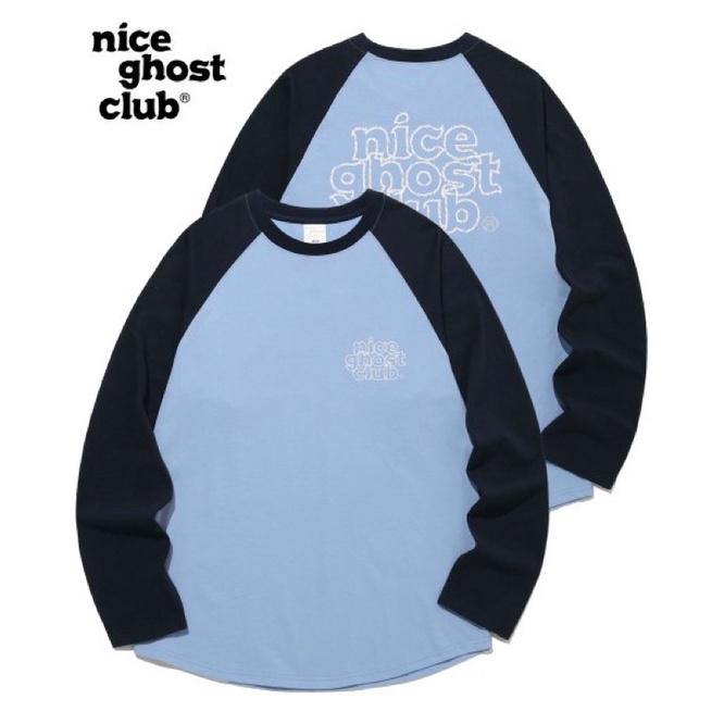 nice ghost club cyrayon logo ls tee（s號二手）