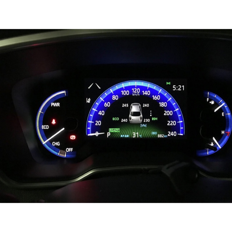 5代 RAV4 儀表胎壓顯示器