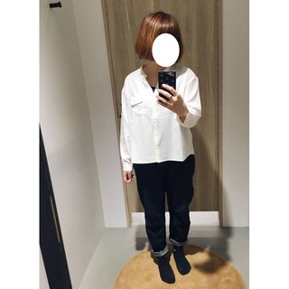 全新 Uniqlo 碎花雪紡襯衫 M 蝦皮購物