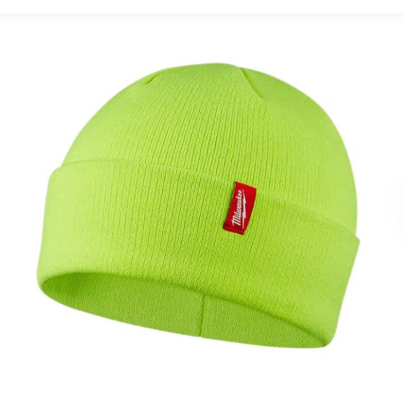 【米沃奇福利社】全新 Milwaukee 高反光綠帽 保暖帽 美沃奇 帽子 保暖