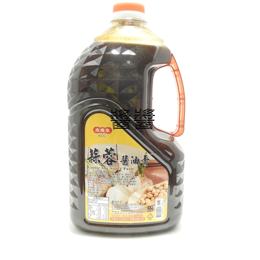 高慶泉蒜蓉醬油膏3公斤（超取限1罐）