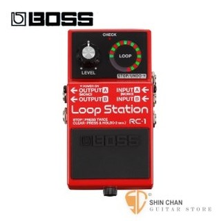 BOSS RC-1 Loop Station 樂句迴圈工作站【RC1/效果器/Roland/吉他/貝斯/五年保固】