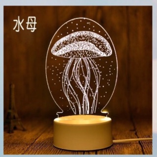 #聖誕 #禮物 #party 北歐風LED浪漫立體小夜燈 可調光 現貨