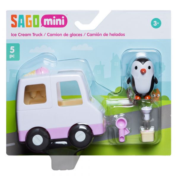 SAGO mini-冰淇淋車 熱狗車車組 攜帶式太空船
