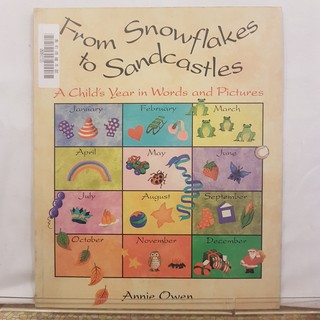 二手書📗英文繪本From Snowflakes to Sandcastles//Annie Owen//成長、生活
