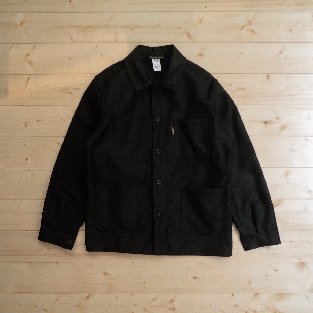 《白木11》 🇫🇷 Le Laboureur moleskin work jacket 法國製 鼴鼠皮 工裝 外套