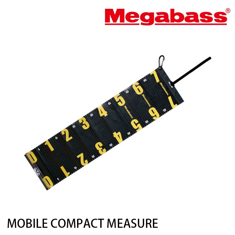 MEGABASS MOBILE COMPACT MEASURE [漁拓釣具] [量魚尺][好攜帶]