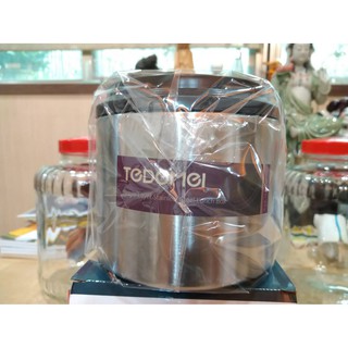 TEDEMEI 304不鏽鋼圓形 真空便攜式單層保溫便當餐盒 - 1L