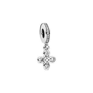 潘朵拉PANDORA絕版品{亮鑽小花}吊飾$1590
