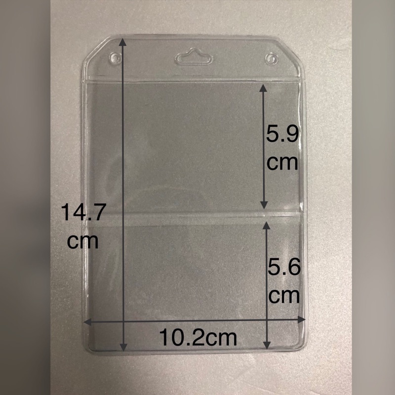 MIT臺灣🇹🇼製 PVC軟質 雙層 透明 識別套 證件套 名牌 吊牌 織帶夾 名片大小 卡匣 卡片