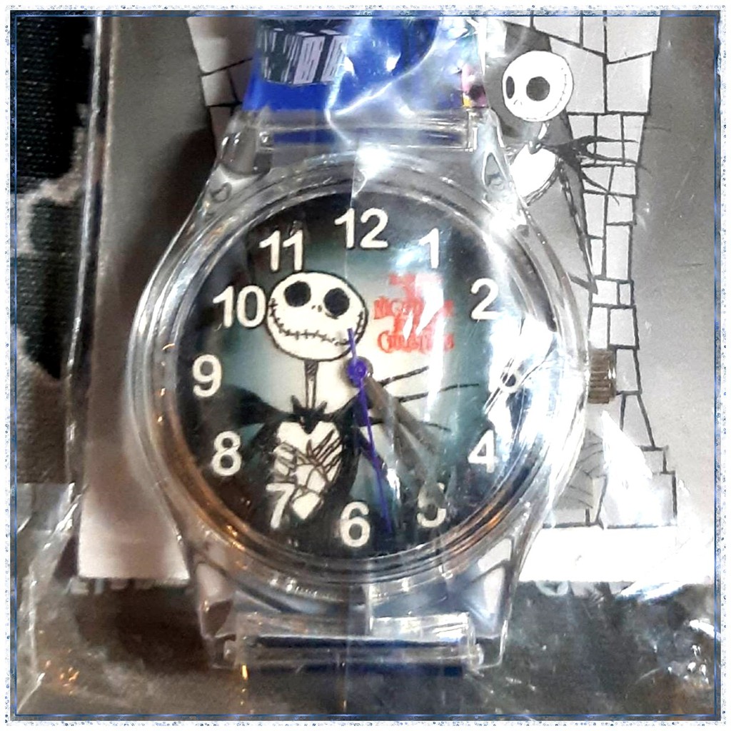 日本帶回絕版迪士尼正版現貨-全新未拆封-TIM BURIONS聖誕夜驚魂-傑克手錶