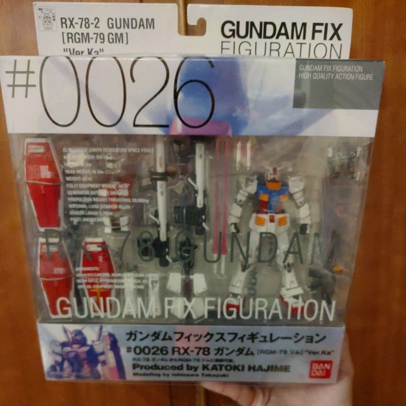 Gundam GFF #0026 鋼彈RX-78-2(KA)/吉姆RGM-79 日版 全新未拆