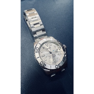 訂製無現貨【改錶玩面】Seiko Mod 精工 藍秒針 銀面遊艇 自動上鍊 藍寶石玻璃 機械錶