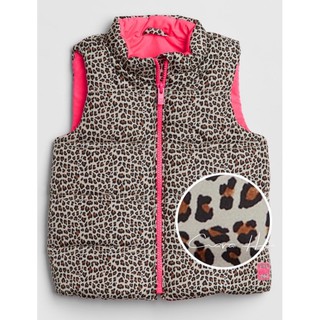 ‼️現貨 美國正品 GAP 豹紋鋪棉背心（3Y）Toddler Puffer Vest