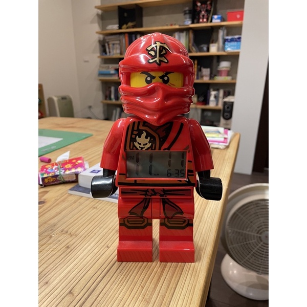 Lego樂高 鬧鐘 旋風忍者 NINJAGO 紅忍者