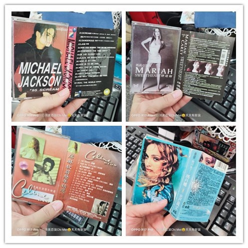二手 早期 錄音帶 卡帶 收藏  麥克傑克森  瑪麗亞凱莉 席琳狄翁歷年精選 瑪丹娜