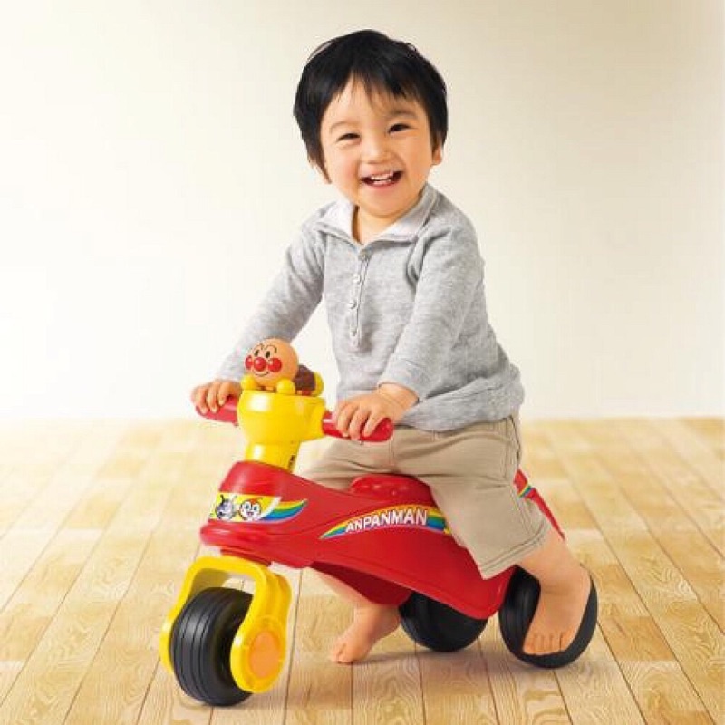 日本帶回 二手安全玩具 麵包超人 三輪滑步車 玩具 三輪車 學步車 滑步車 學習走路 幼兒