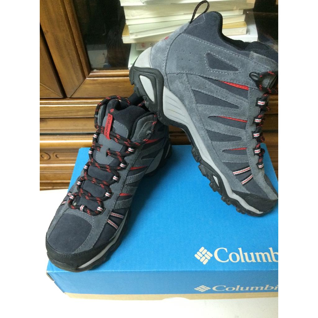 Columbia輕量防水登山鞋 黑灰色 哥倫比亞