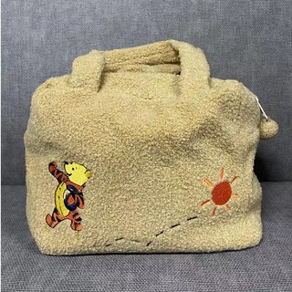 🌷荳荳尋寶屋🌷迪士尼 小熊維尼 穿跳跳虎造型衣服 手提袋 萬用袋 便當袋 超級可愛 便宜售出 (收藏品)