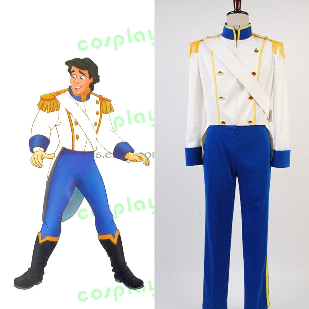 萬聖節cos衣服 迪士尼disney美人魚小美人魚公主亞力克王子成人兒童cosplay服裝 蝦皮購物