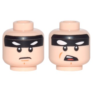 LEGO 樂高 3626cpb1695 蝙蝠俠頭 頭部 人偶配件 MOC 雙面印刷 印刷 人偶頭