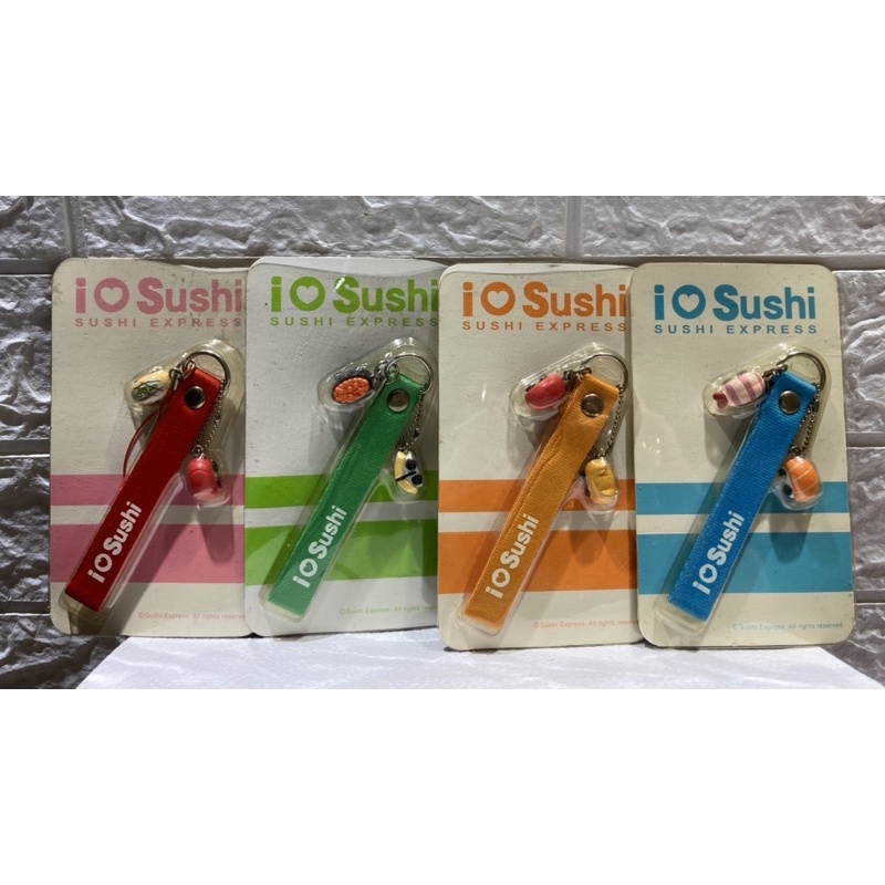 全新 爭鮮壽司 I love Sushi 壽司公仔 手機吊飾 爭鮮 雙壽司造型 鑰匙圈 鮭魚 海老美蝦 玉子太郎 鮭魚卵