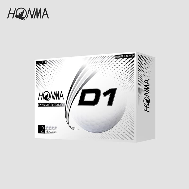 [現貨熱賣]HONMA新款高爾夫球 NEW D1 雙層球 全新配色 全新升級