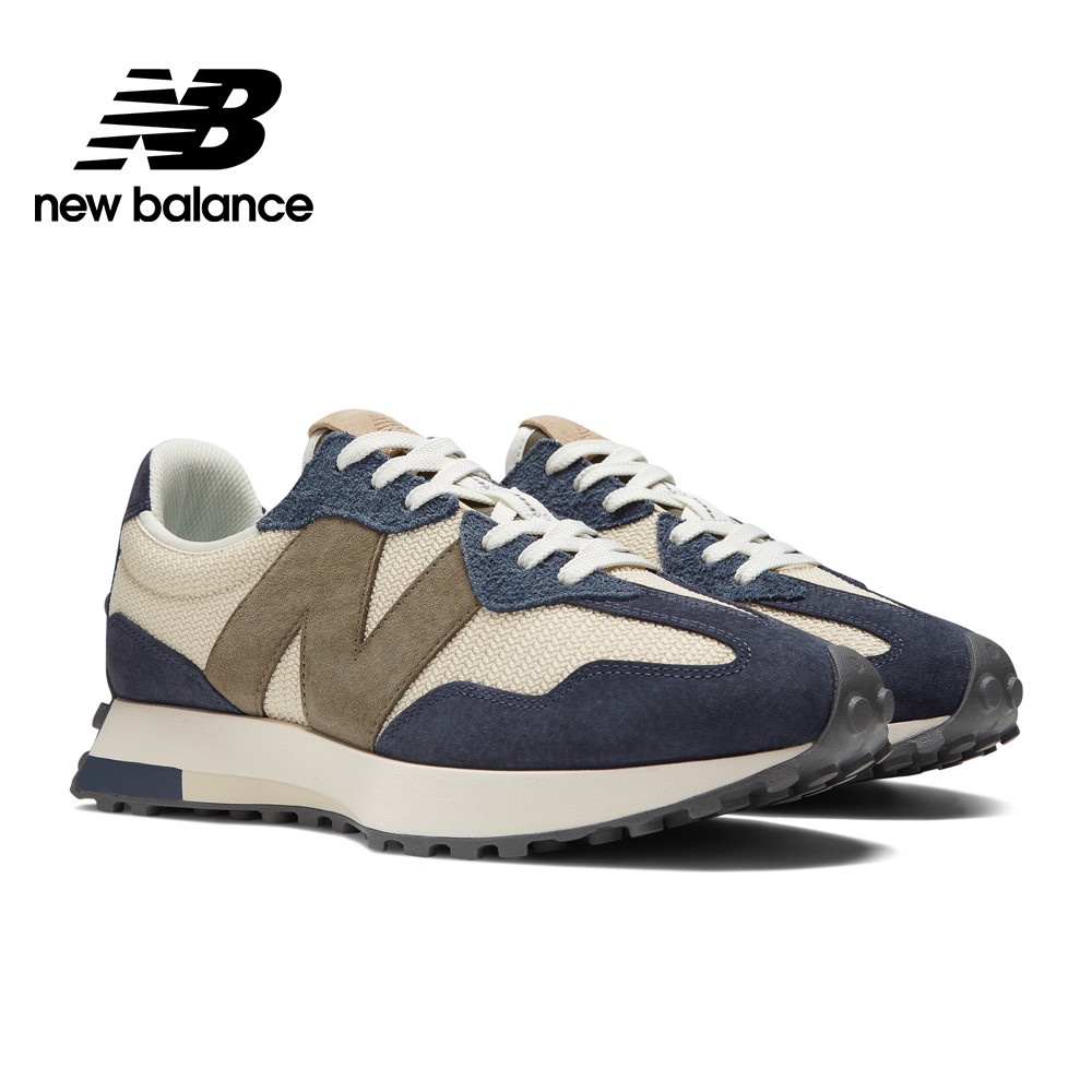 【New Balance】 NB 復古運動鞋_中性_藍綠杏_MS327DT-D楦 327