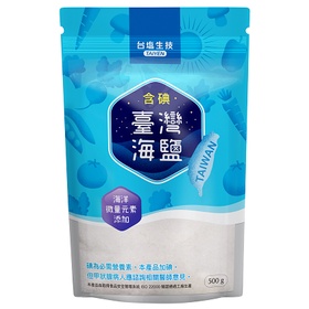 台鹽生技 含碘台灣海鹽裝500g /包