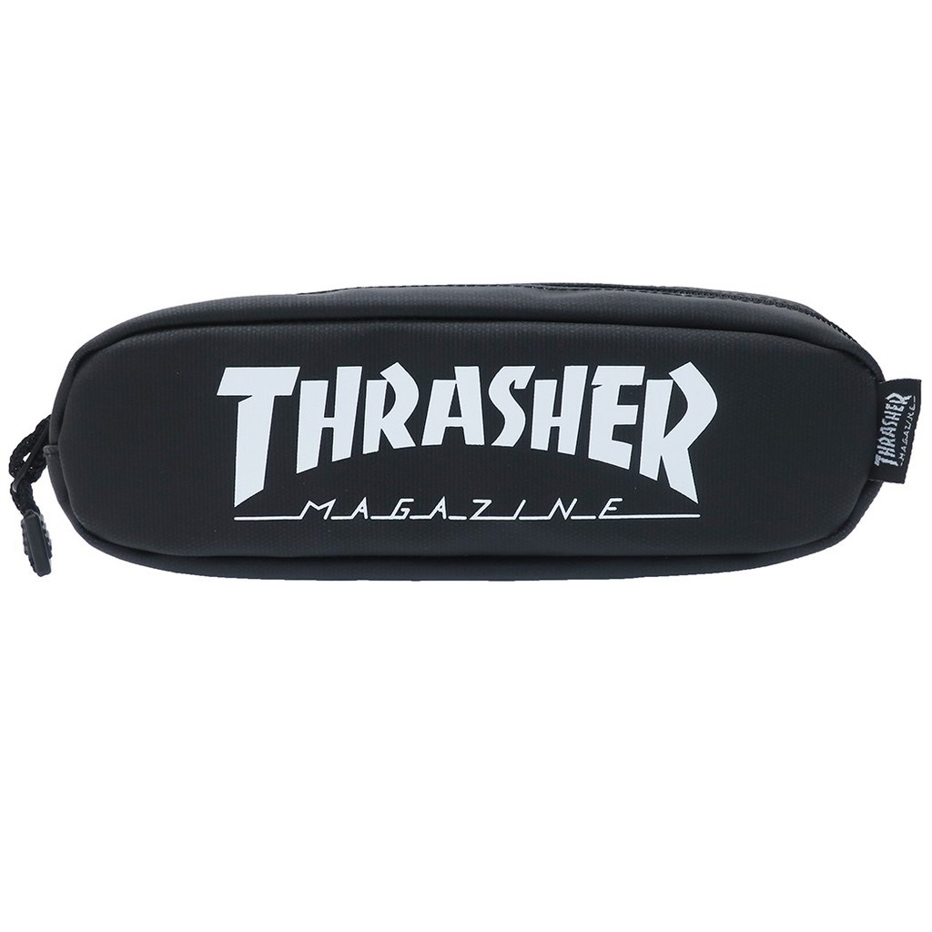 THRASHER - 日本限定 74605101 SLASHER PEN CASE 防水 筆袋 (黑色) 化學原宿