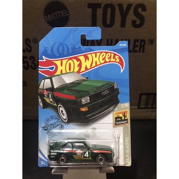 Hot Wheels 風火輪 84 Audi Sport Quattro 綠