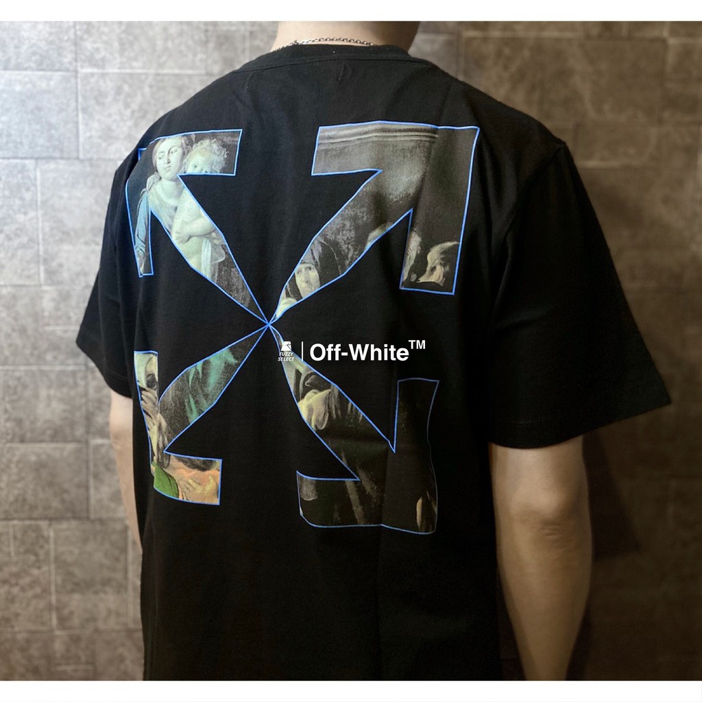 【逢甲 FUZZY】Off White Caravaggio Paintings Tee 短袖 短T 聖母 黑