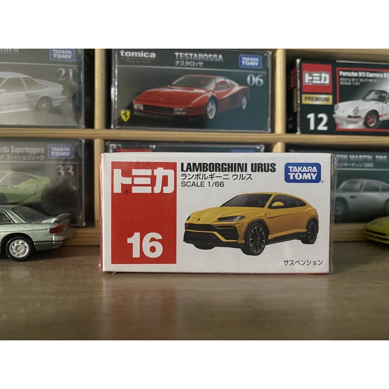 ⚠️拆封品 Tomica 16 Lamborghini urus 藍寶堅尼 黃色