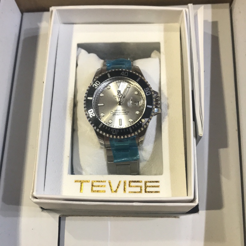 香港Tevise特威斯 自動機械錶 水鬼錶