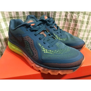 Nike AIR MAX 2014 360全氣墊 螢光綠橘配色