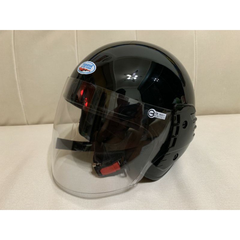 騎乘機車用防護頭盔 YAMAHA  黑色半罩式安全帽 台灣製造(MIT) KC-315符合國家標準 CNS2396
