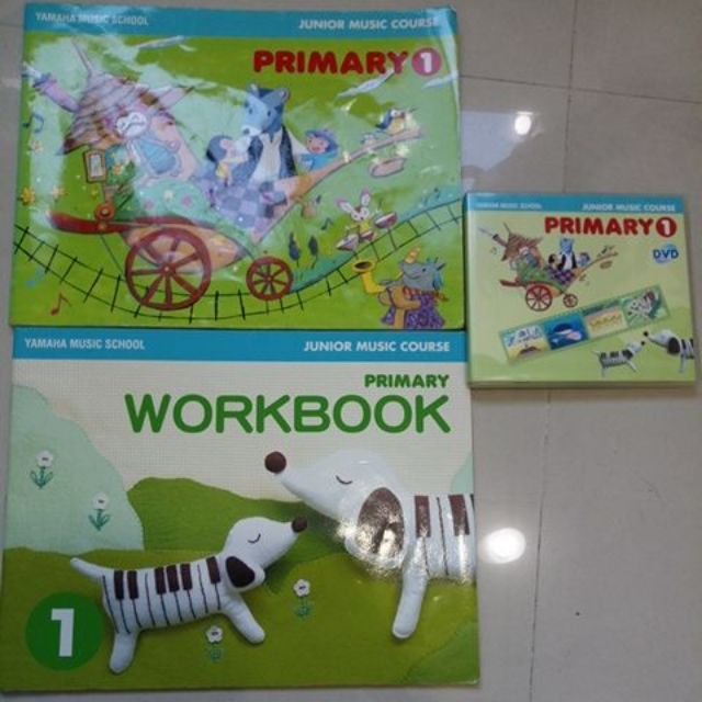 YAMAHA Primary 1.    課本 + workbook + DVD