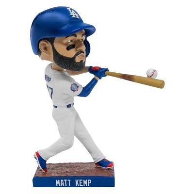[MLB美國職棒大聯盟] 洛杉磯道奇隊明星外野手Matt Kemp 揮棒姿勢 2018球場SGA搖頭公仔