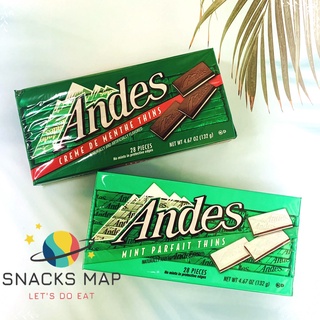 [SNACKS MAP零食地圖]美國 安迪士 巧克力 單薄荷 雙薄荷 經典巧克力 獨立小包裝 ANDES 132g