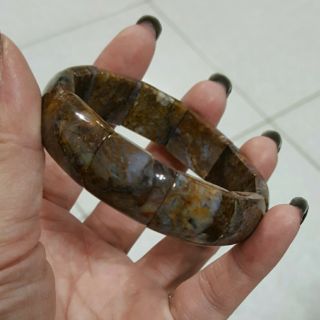 天然水晶 玉化彼得石手排